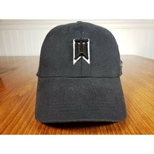 Nike Fit Dry Tiger Woods Collection Fitted Hat Black Golf Stretch Medium Large